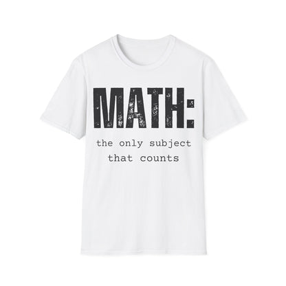 Math The Only Subject That Counts