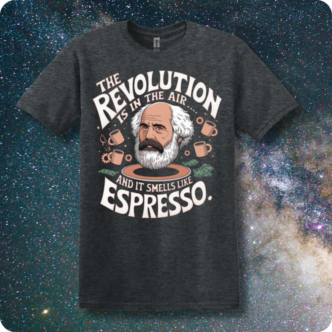 Karl Marx The Revolution Is In The Air and It Smells Like Espresso