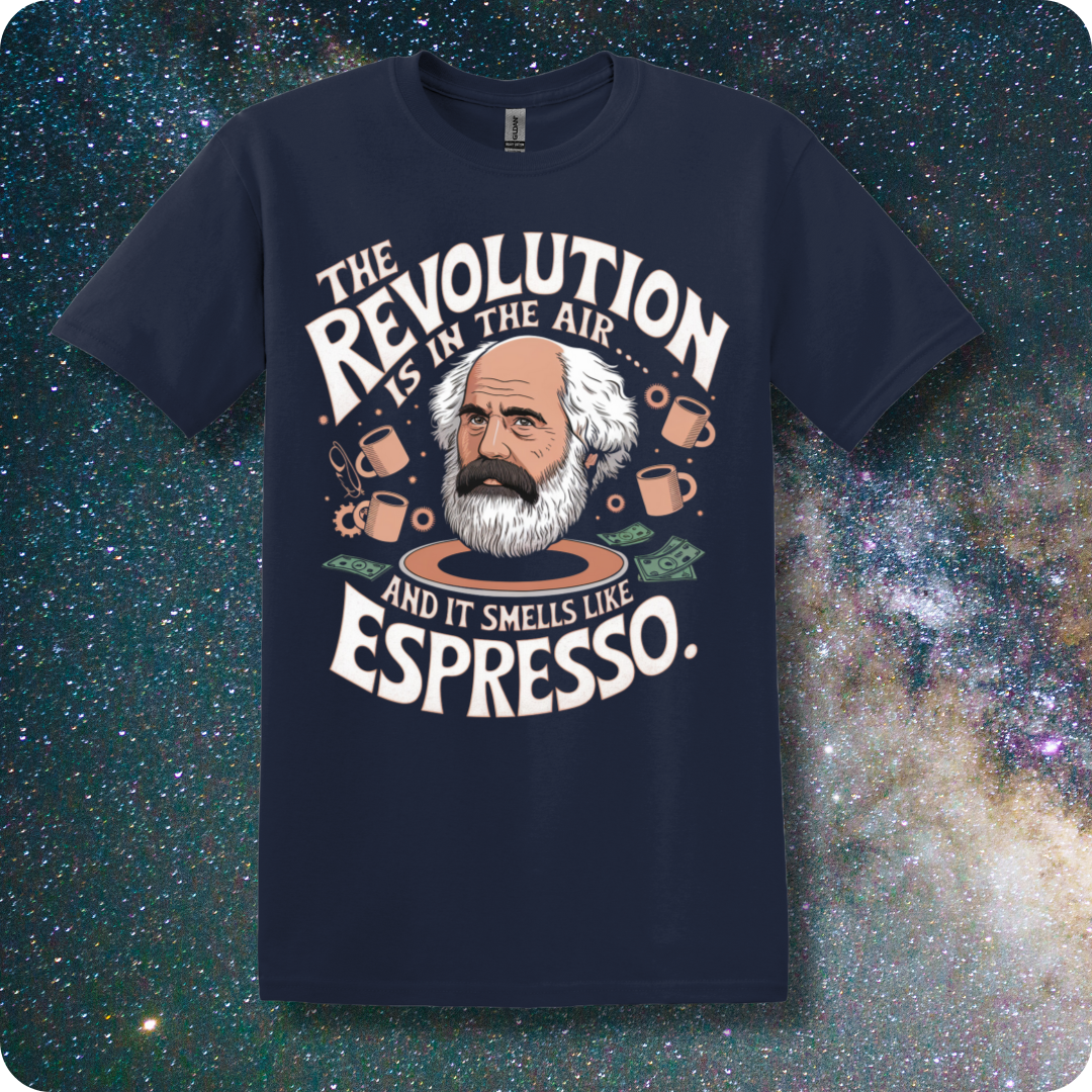 Karl Marx The Revolution Is In The Air and It Smells Like Espresso